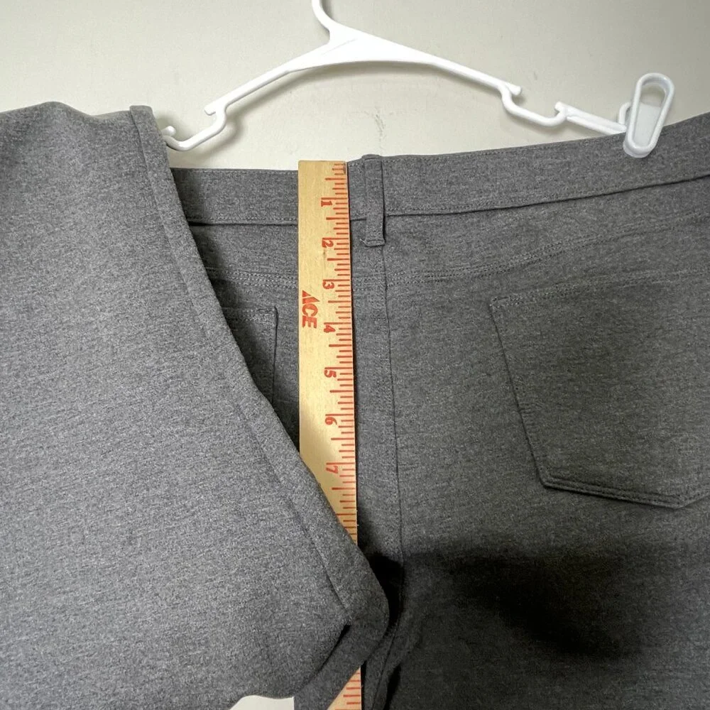 J Crew Gigi Pant Gray 16 Minimalist Curvy Formal Office Comfy Sleek‎ Modern